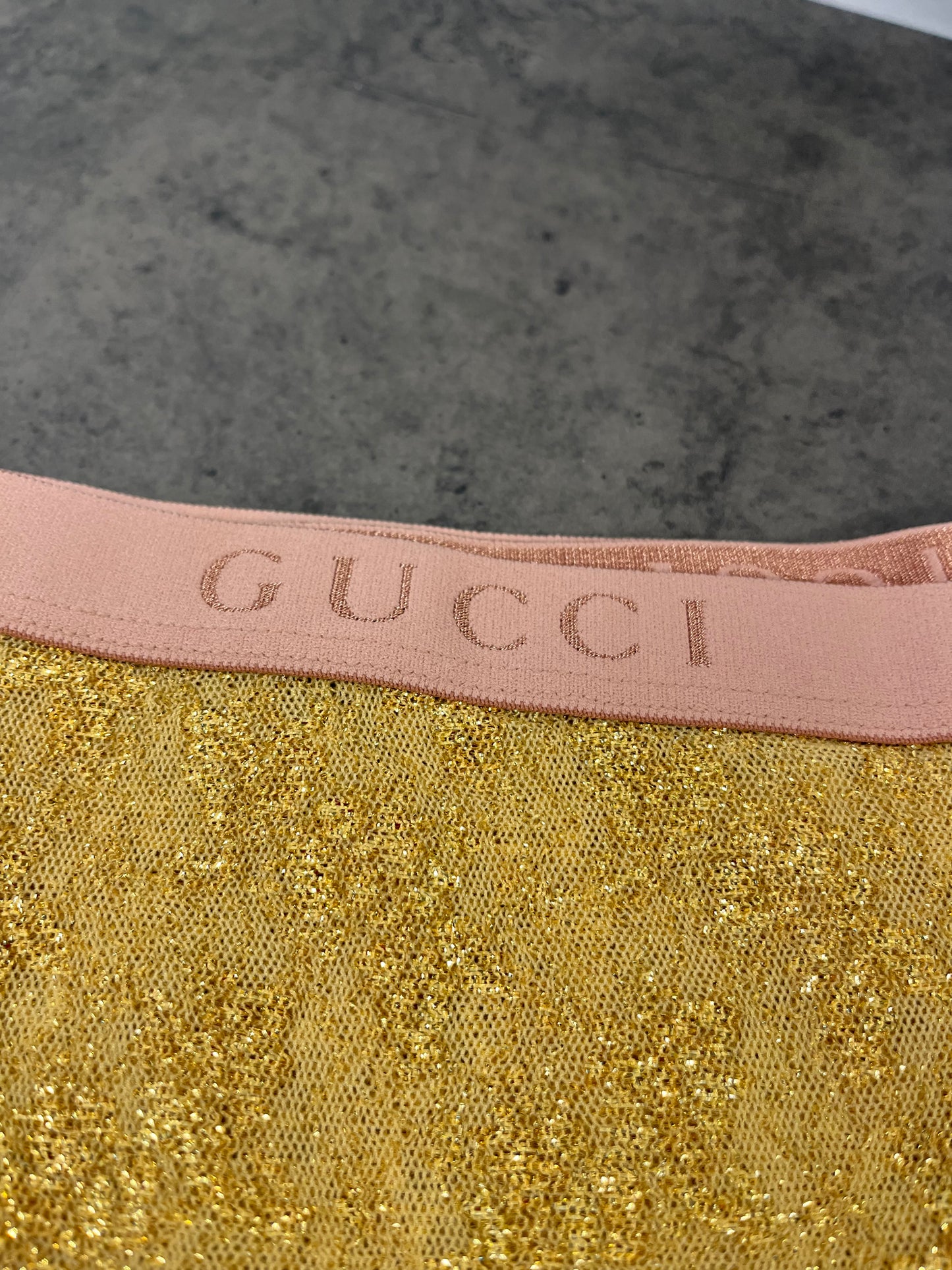 Gucci Gold Tights