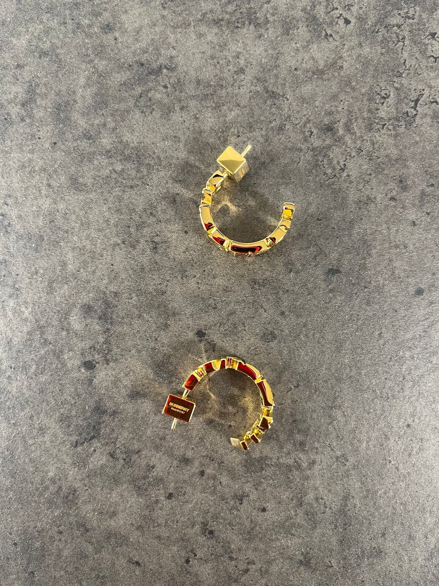 Boucles d'oreilles avec logo Burberry