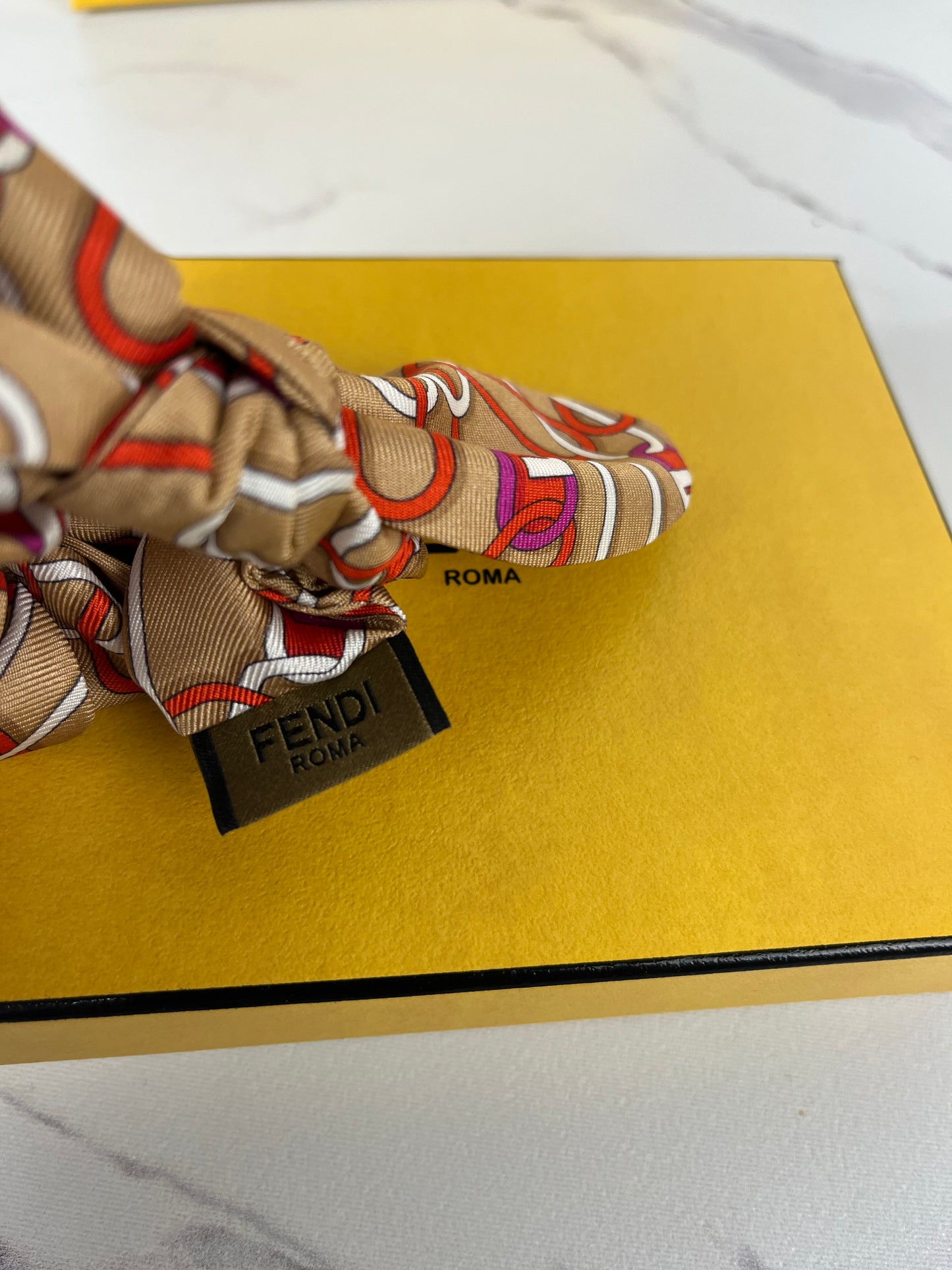 Fendi Hair Scrunchie