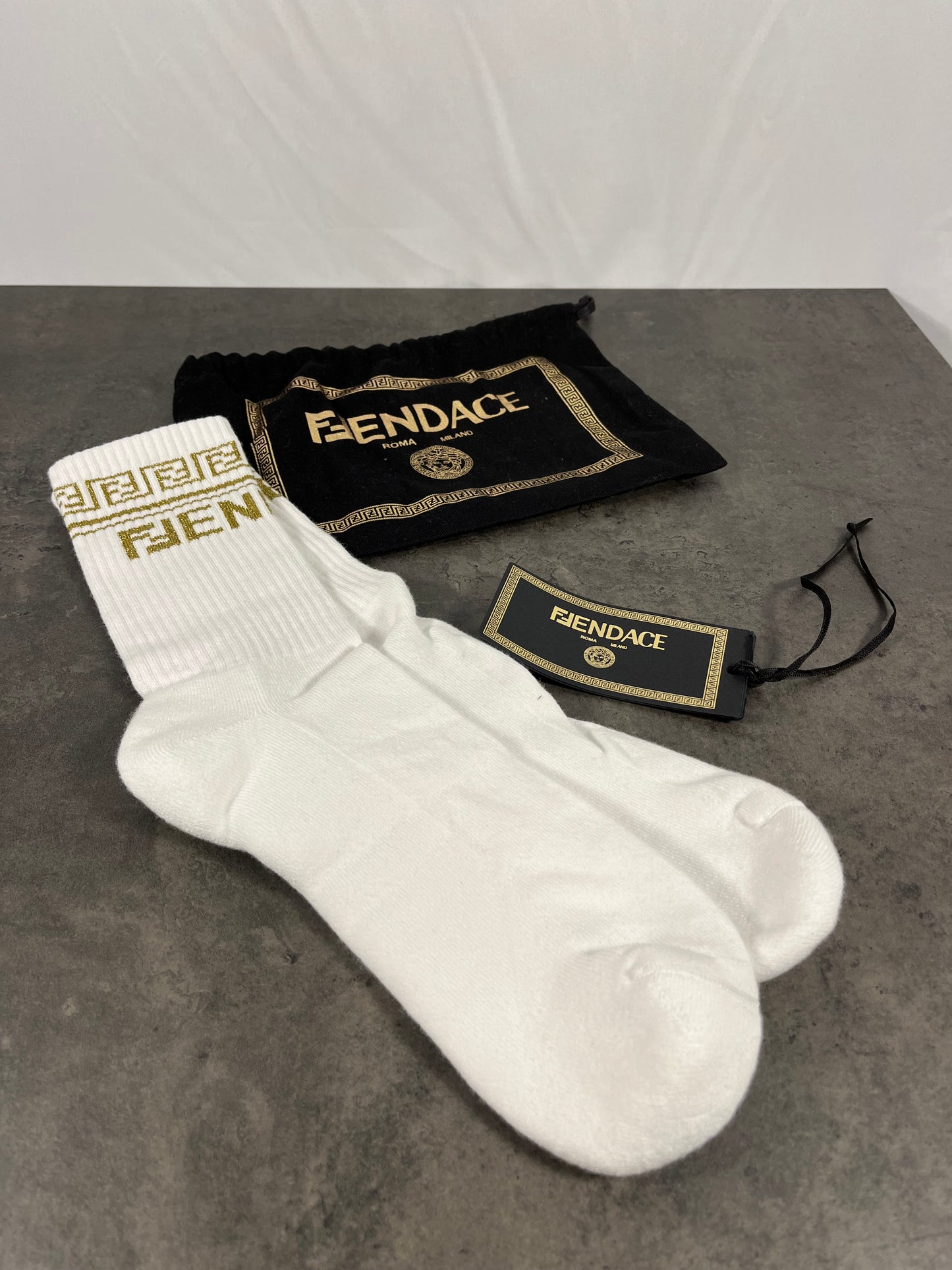 Fendance ‘Fendi x Versace’ Men Socks