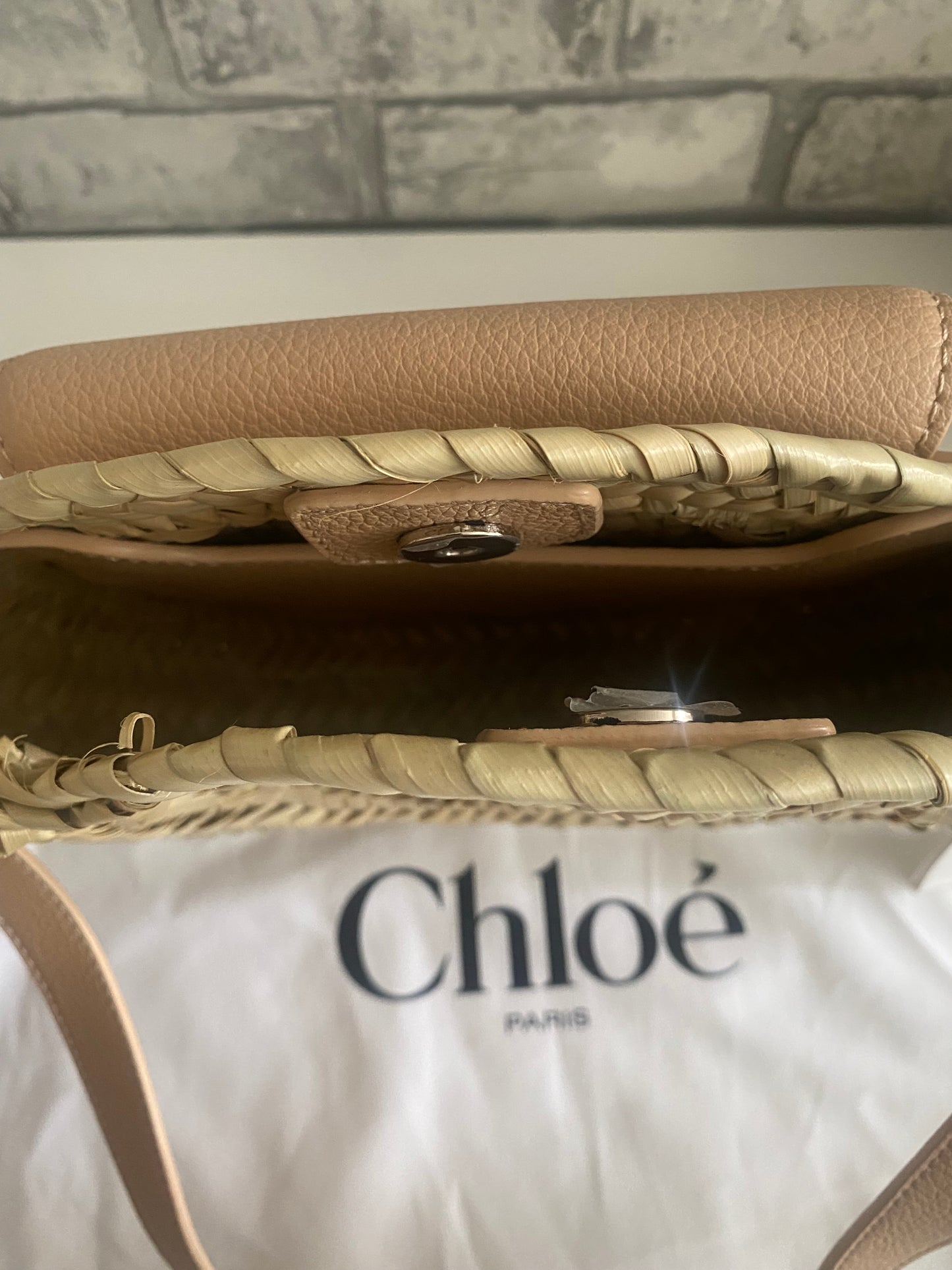 * Chloe Marcie Raffia Bag
