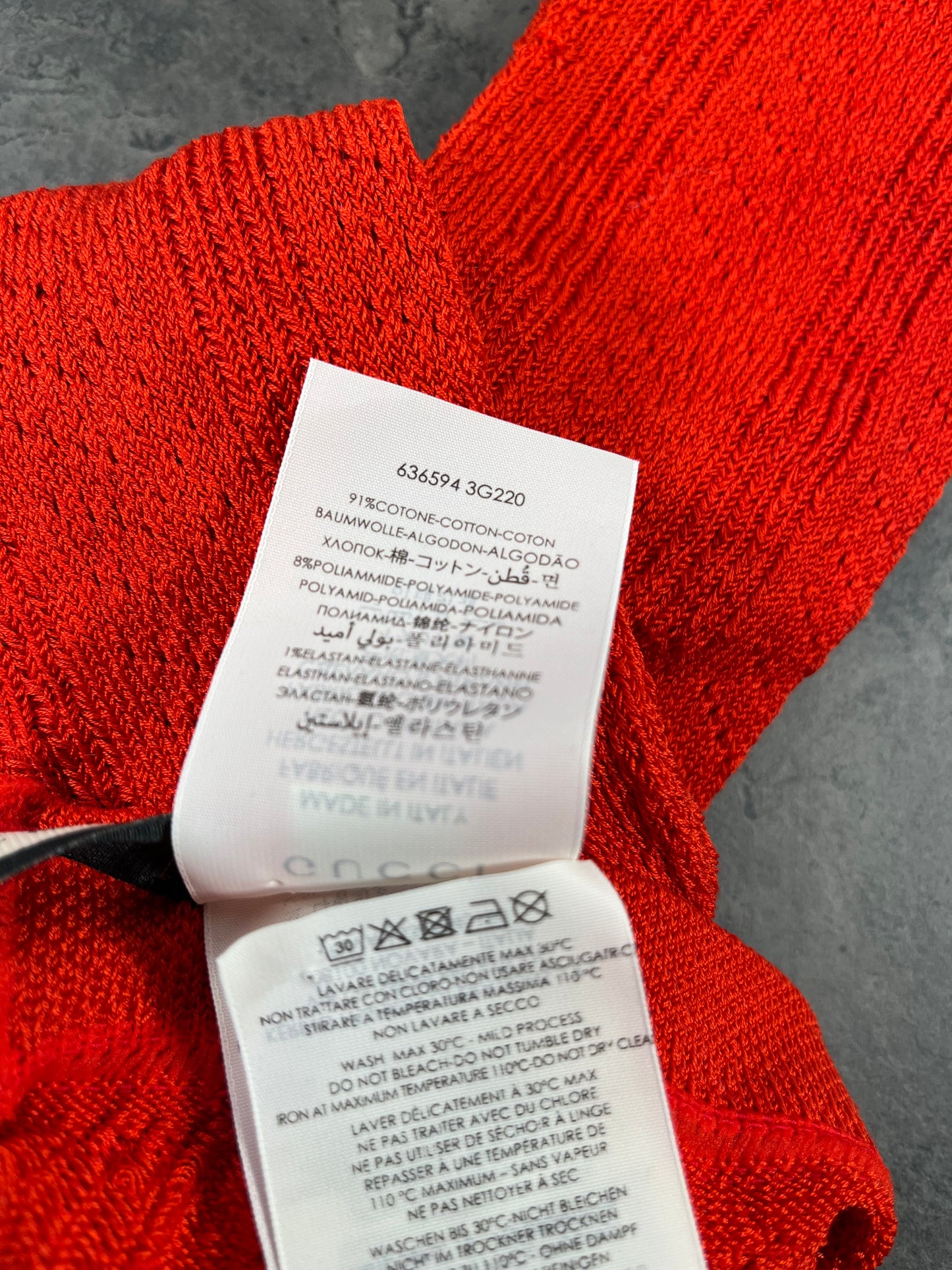 Gucci Red Tights