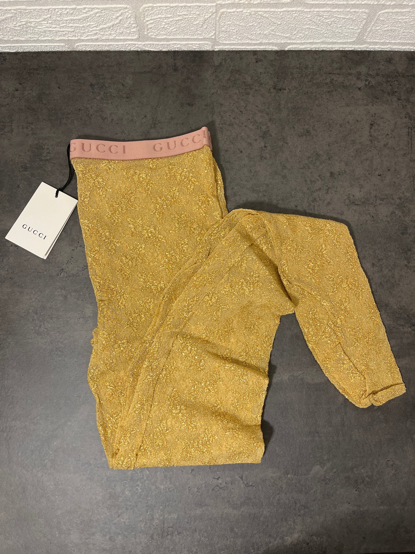 Gucci Gold Tights