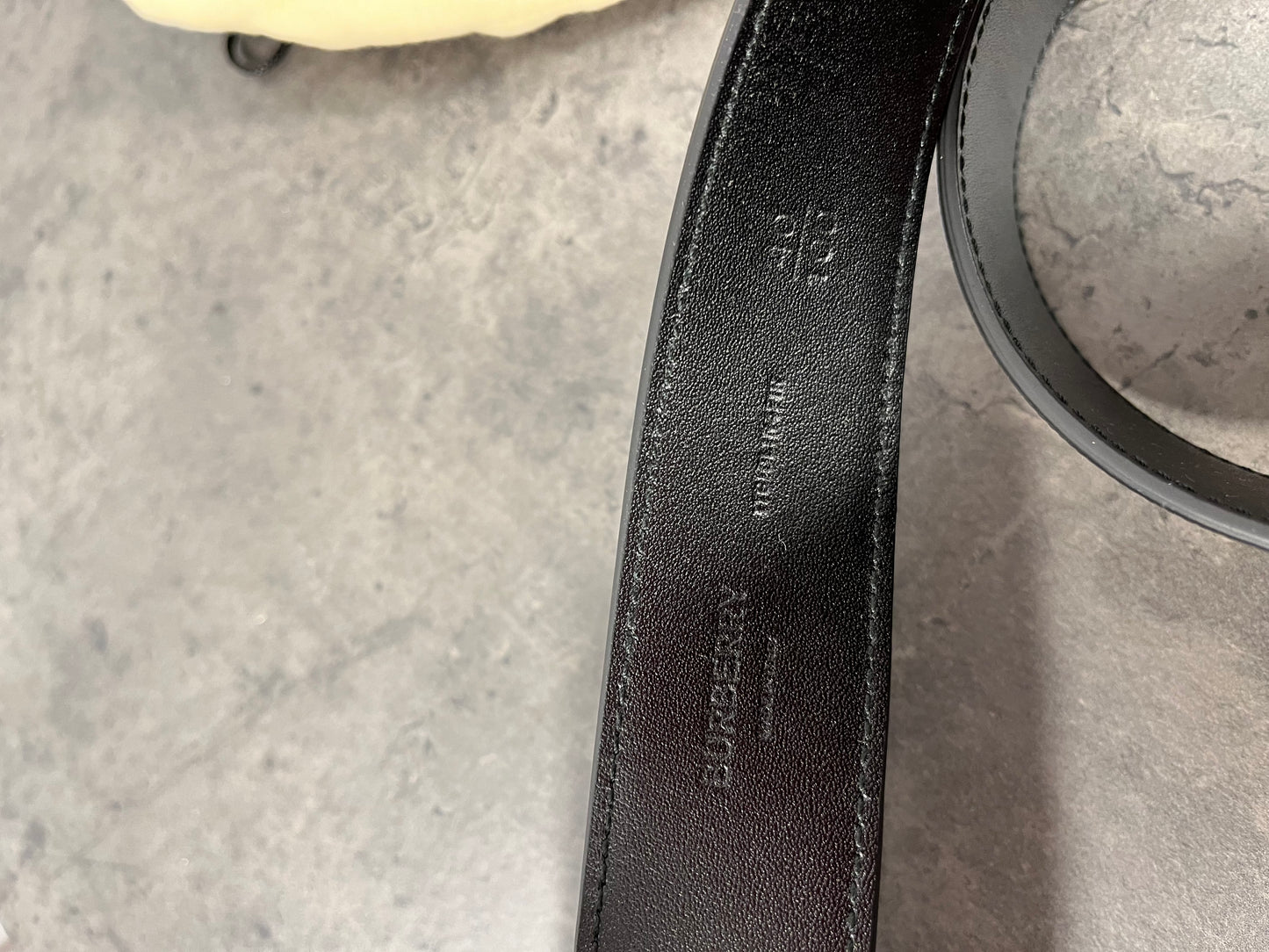Ceinture à logo Burberry pour homme