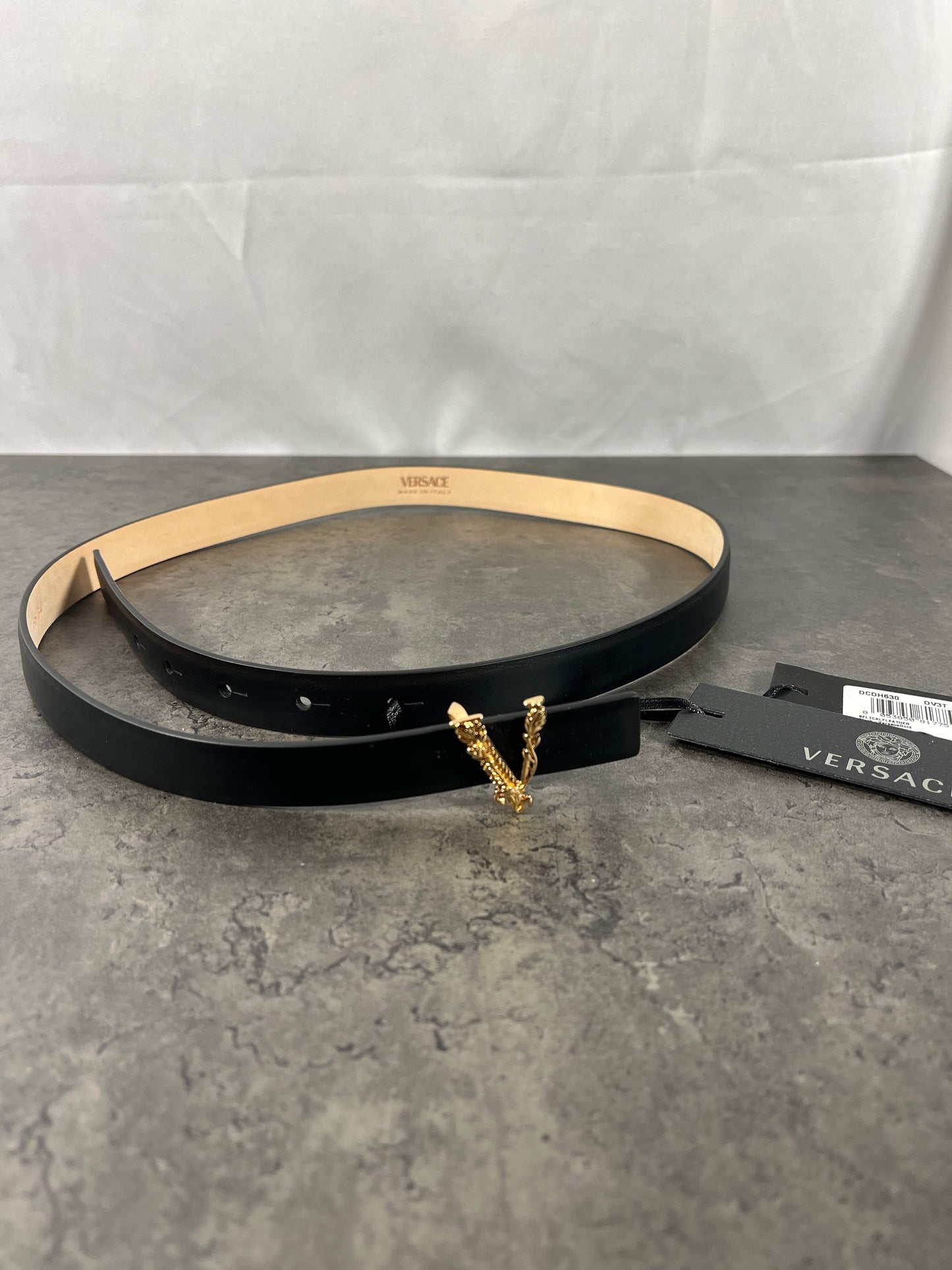 Ceinture en cuir Versace Virtus