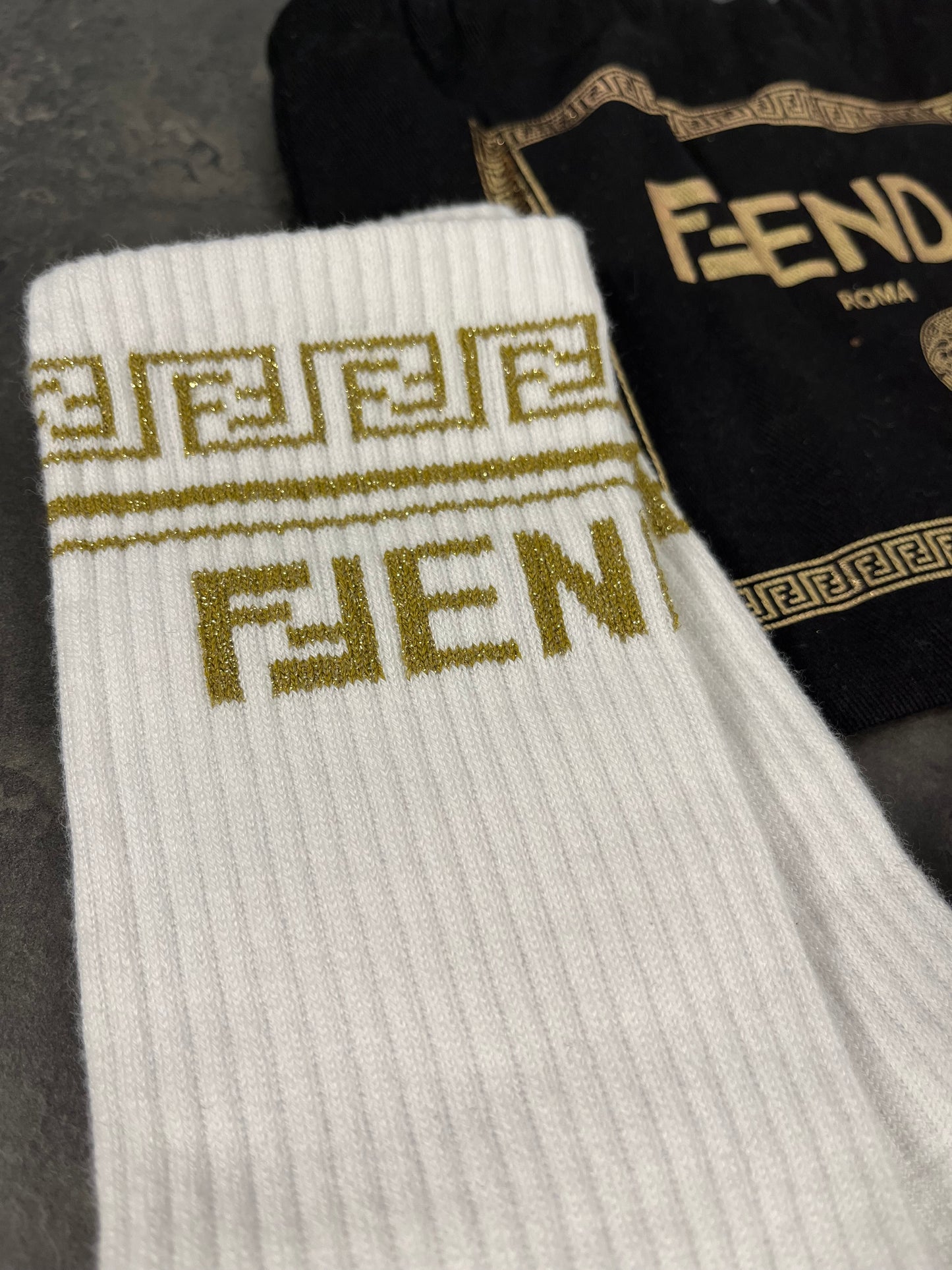 Fendance ‘Fendi x Versace’ Men Socks