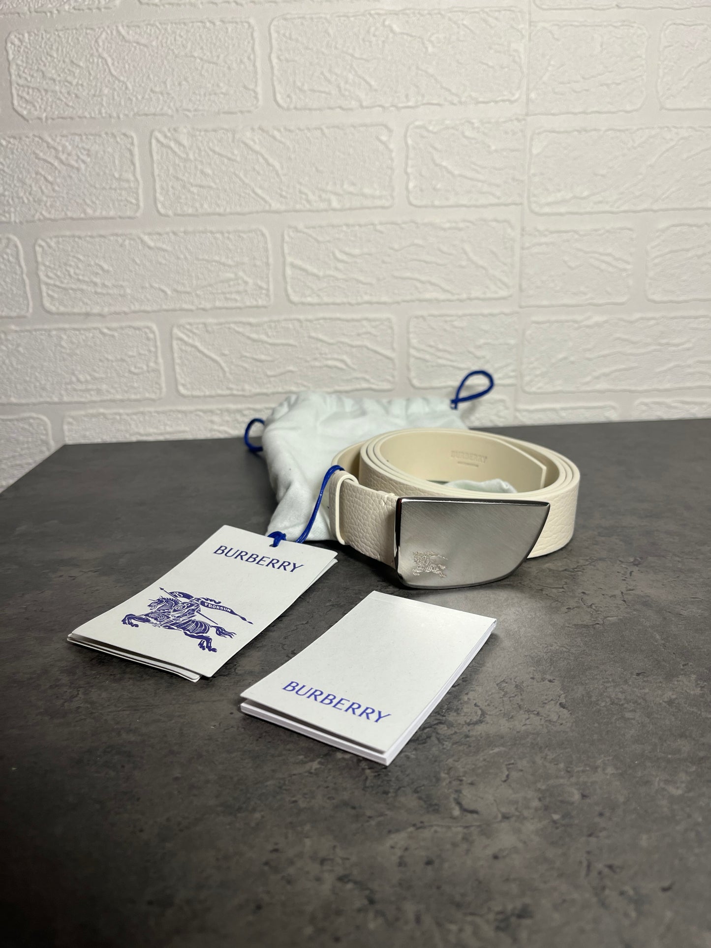 Men Burberry Shield Belt