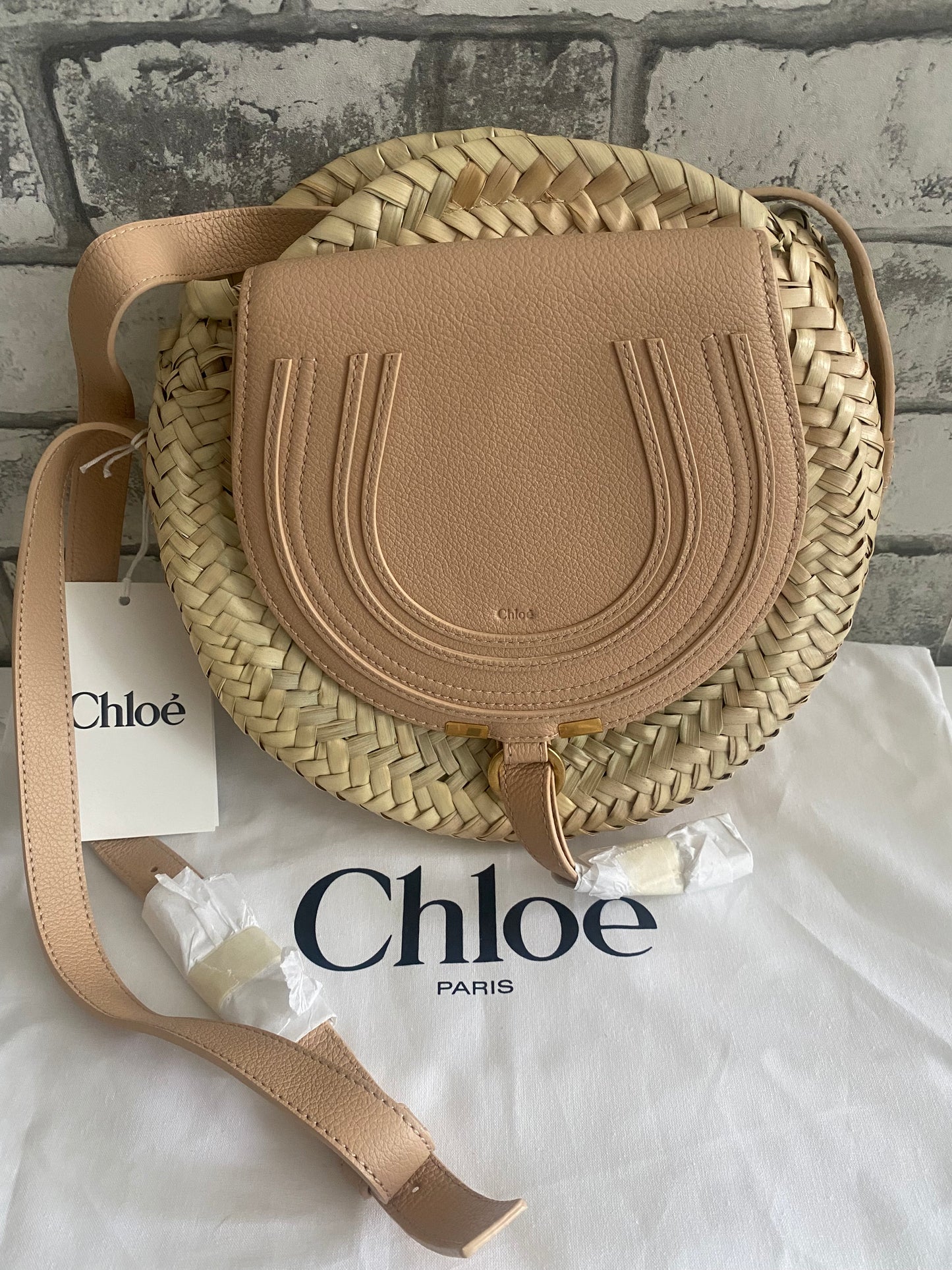 * Chloe Marcie Raffia Bag